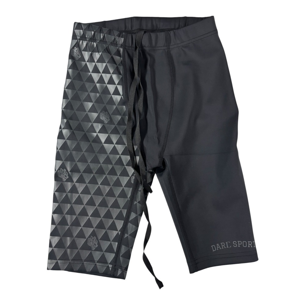 Darc Sport Mana Spandex Shorts Black Geometric Limited Edition 505/1000 Mens M